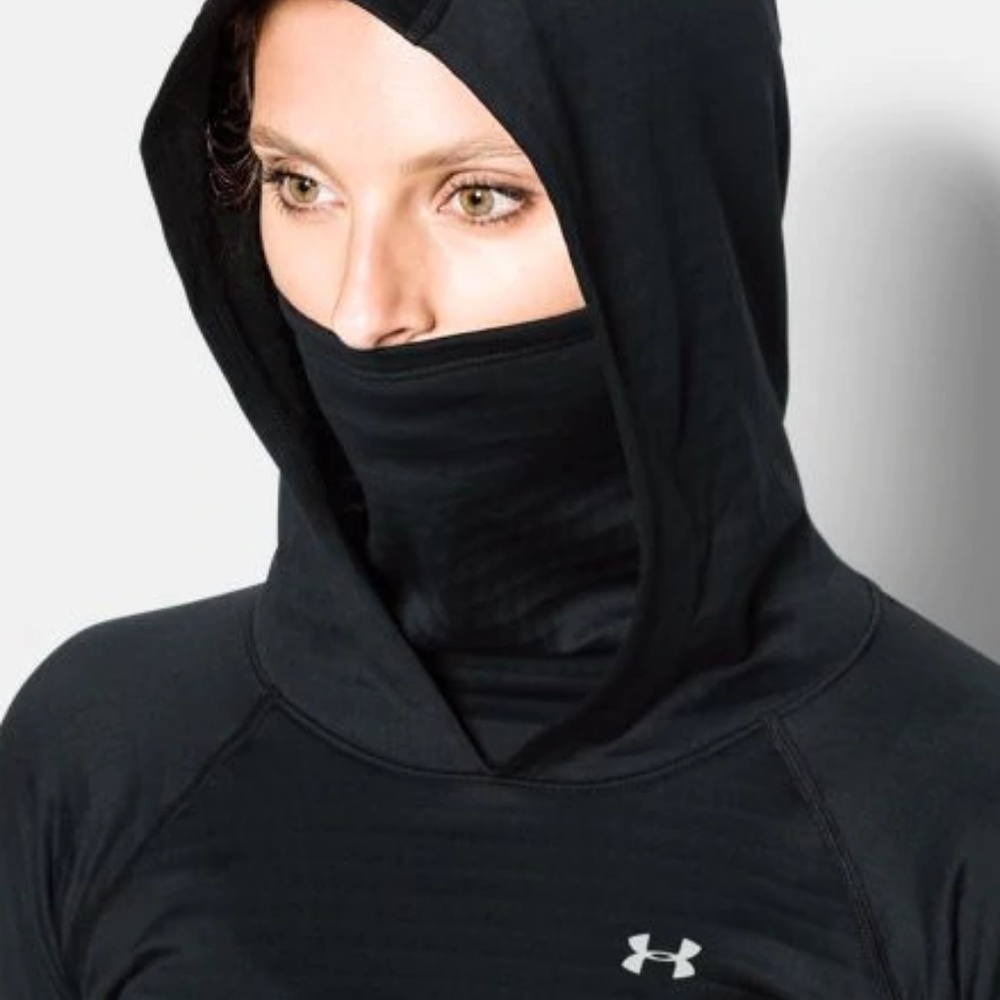 UA Base 2.0 Women’s Long Sleeve Hoodie w/face mask